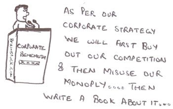Corporate Strategy,Behemoth Strategy,Corporations,Business,Monopoly,EU,Write a book