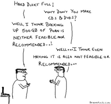 feasibility of porn,Geeks,HDD full of adult movies