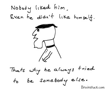 he-is-someone-else Identity Crisis - No one likes him