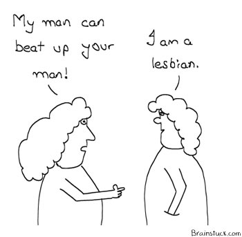 Homosexual vs. Hetrosexuals, Insane Cartoon, webcomic